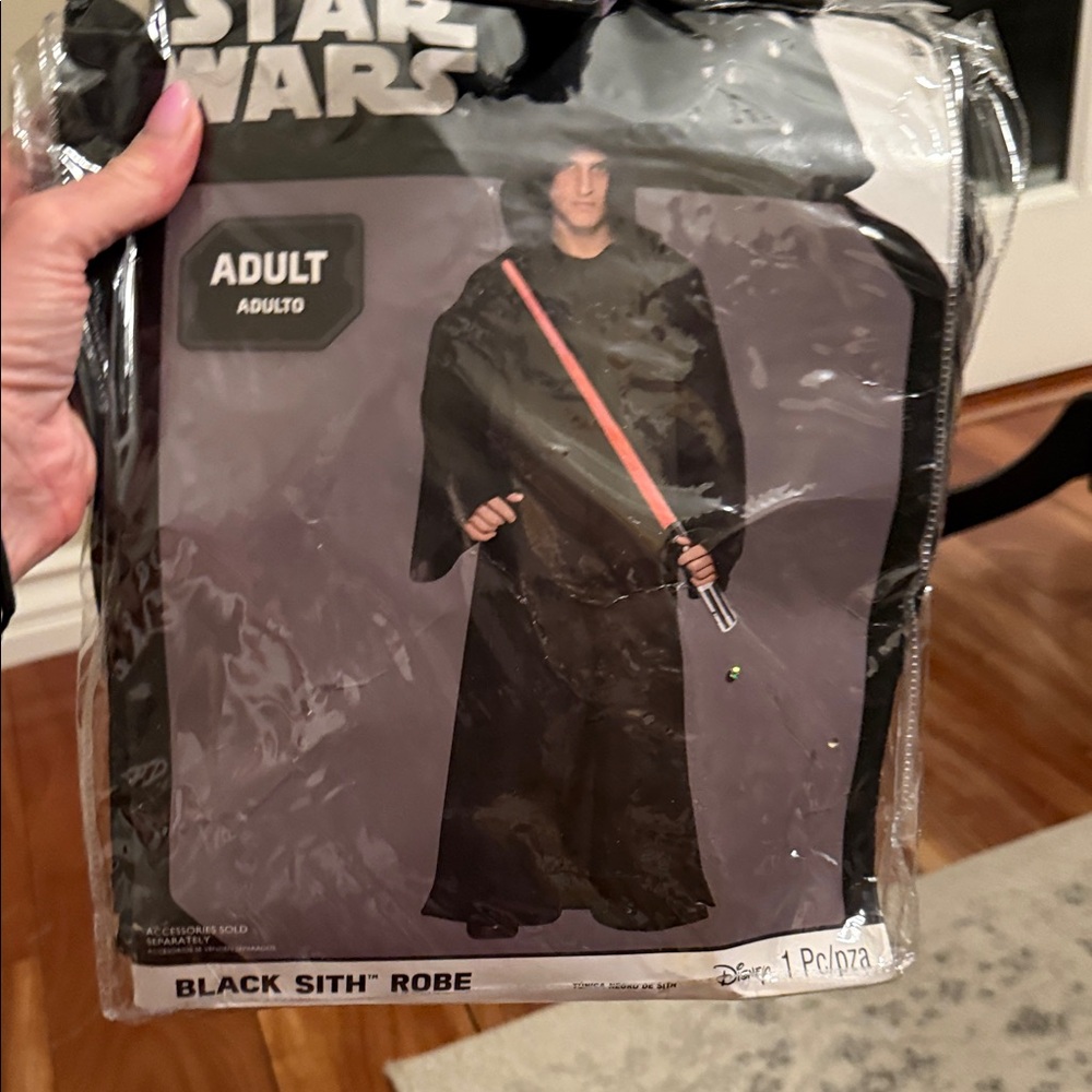 Star Wars Black Sith Robe Costume for men